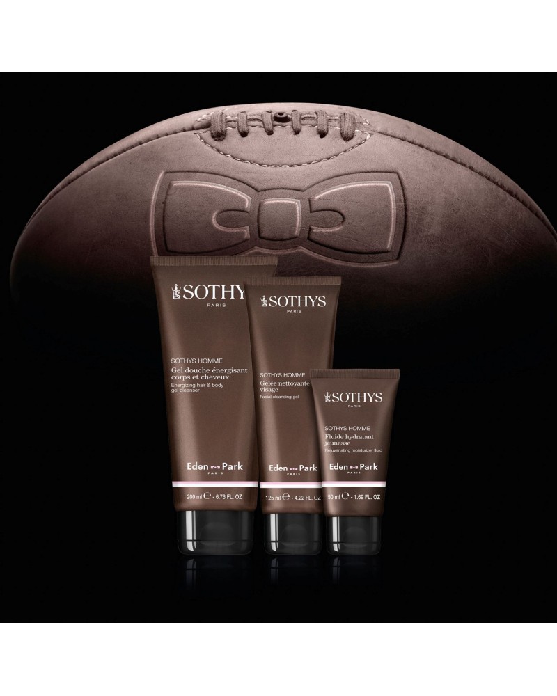 Cofanetto skincare uomo Sothys, routine viso e corpo completa